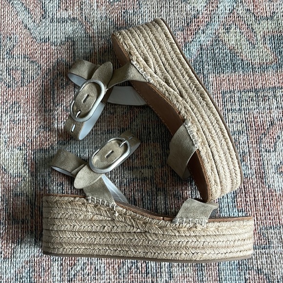 🆕Rag & Bone Ansley Buckle Espadrille Sandal - Picture 2 of 7